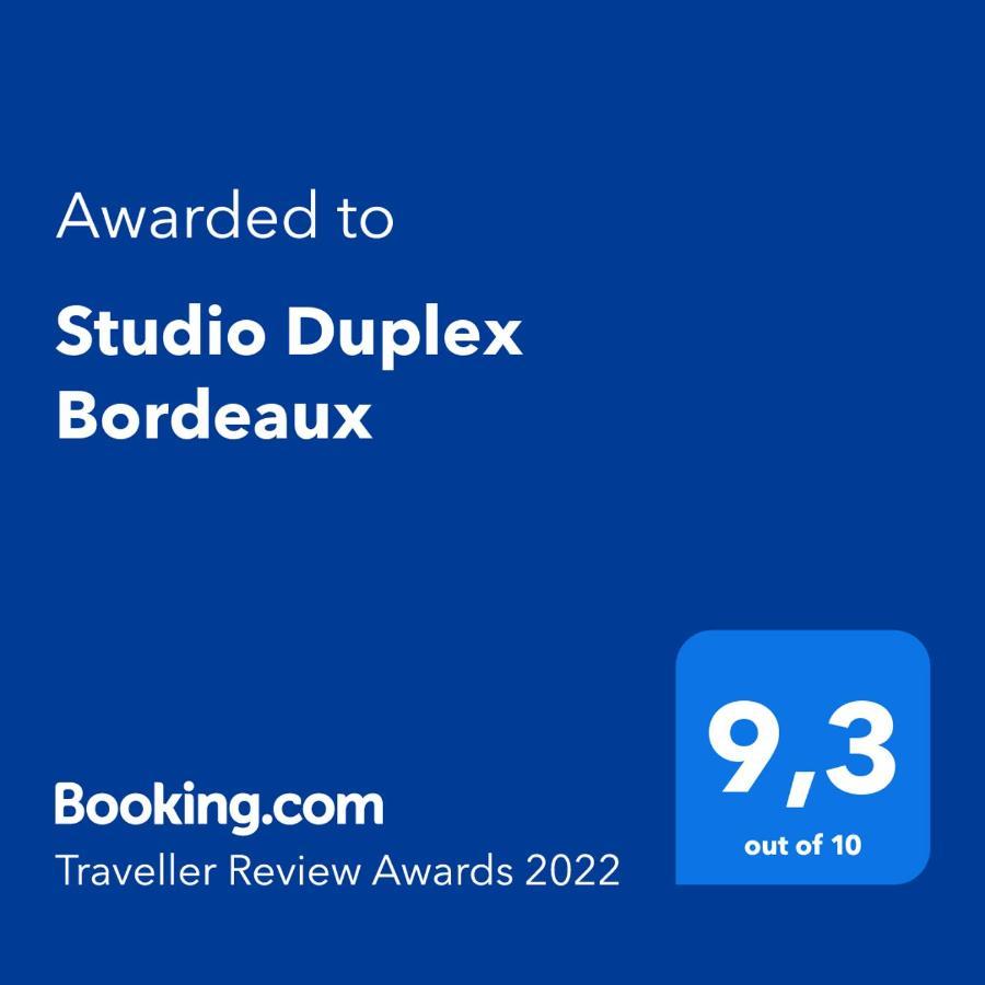 보르도 Duplex-Terrasse-Parking-Climatisation 아파트 외부 사진
